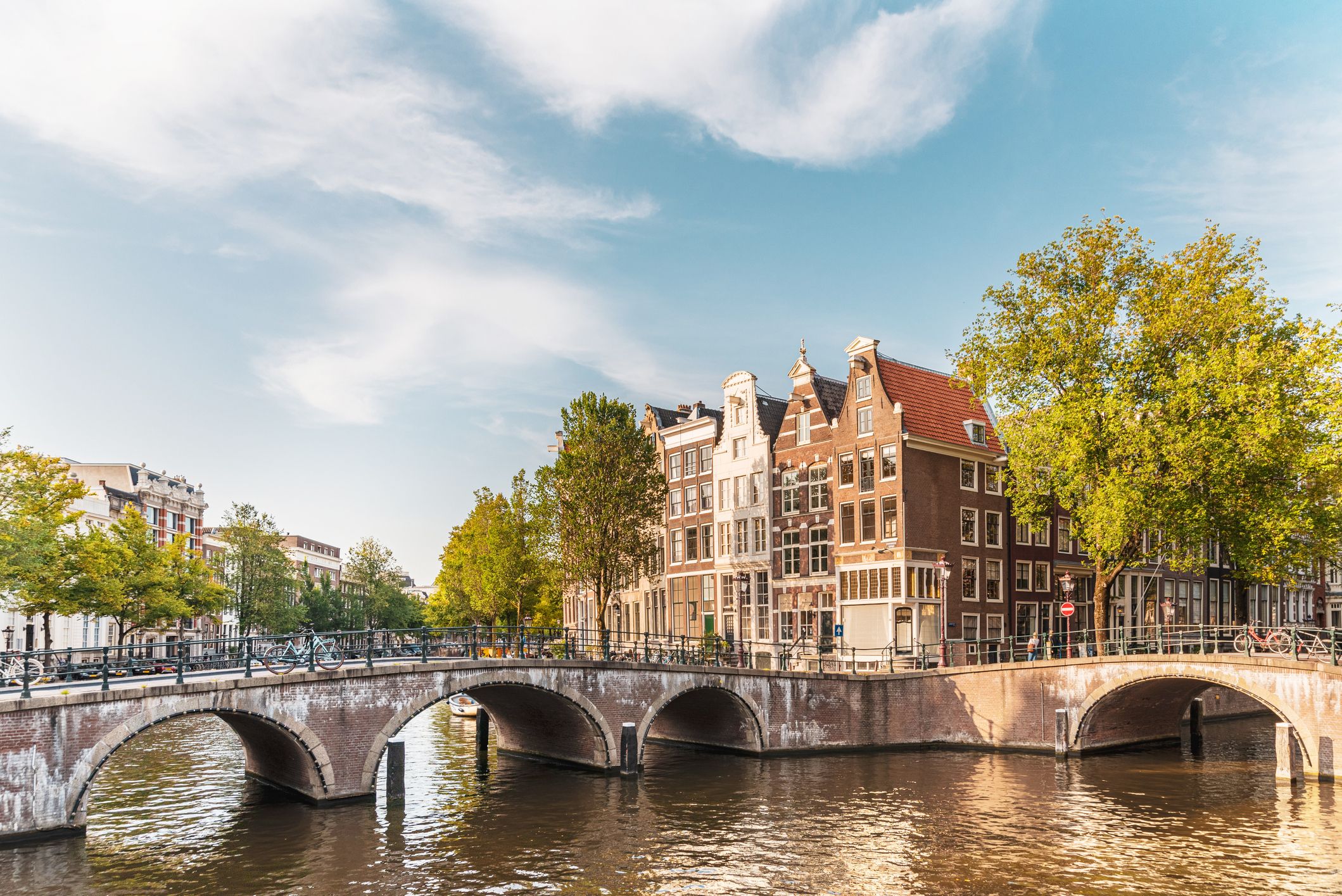 Brücke in Amsterdam.