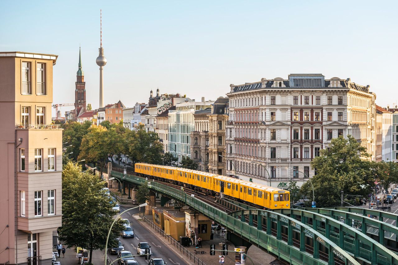 Berlin Prenzlauer Berg U Bahn Eberswalder Straße