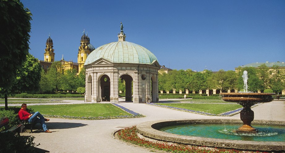 Der Hofgarten in München - BAHNHIT.DE, © München Tourismus, Foto: J. Lutz