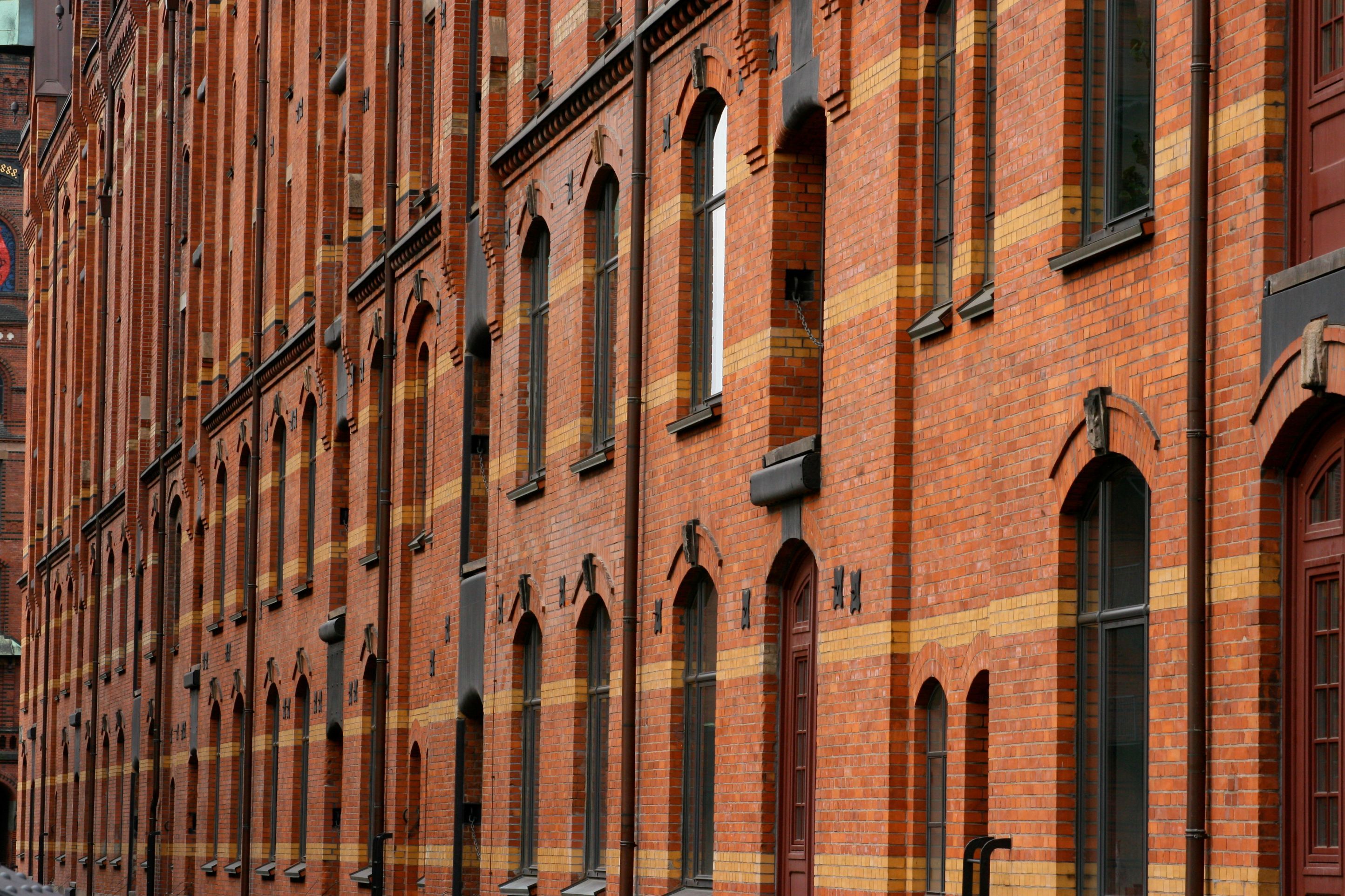 Fassade der Speicherstadt in Hamburg