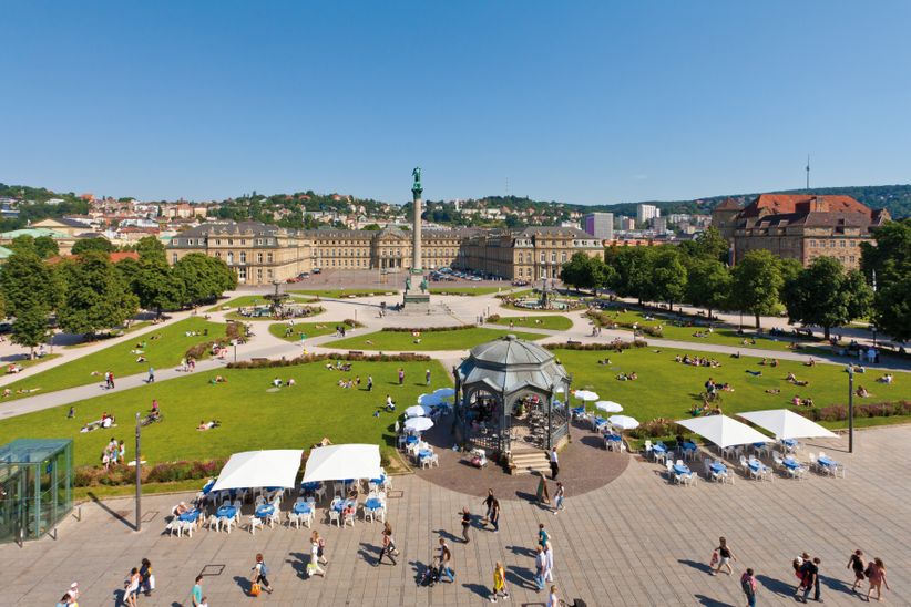 Schlossplatz in Stuttgart
