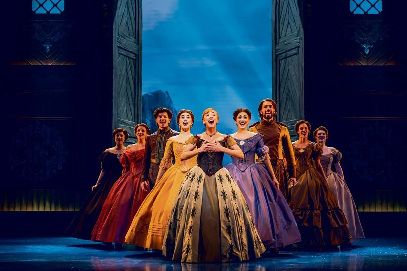 Bühnenszene aus dem Musical Die Eiskönigin