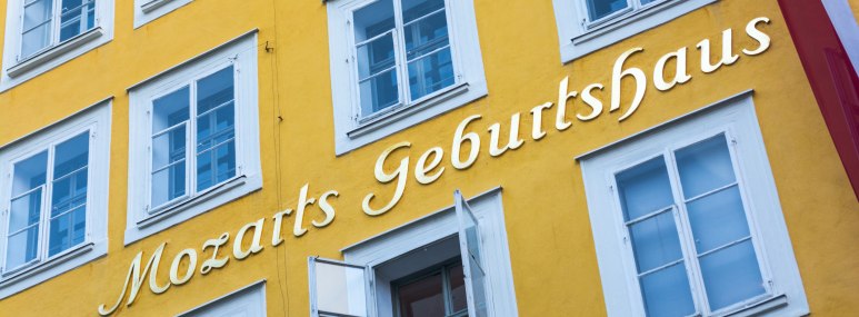 Mozarts Geburtshaus in Salzburg - BAHNHIT.DE, © getty, Foto: gregobagel