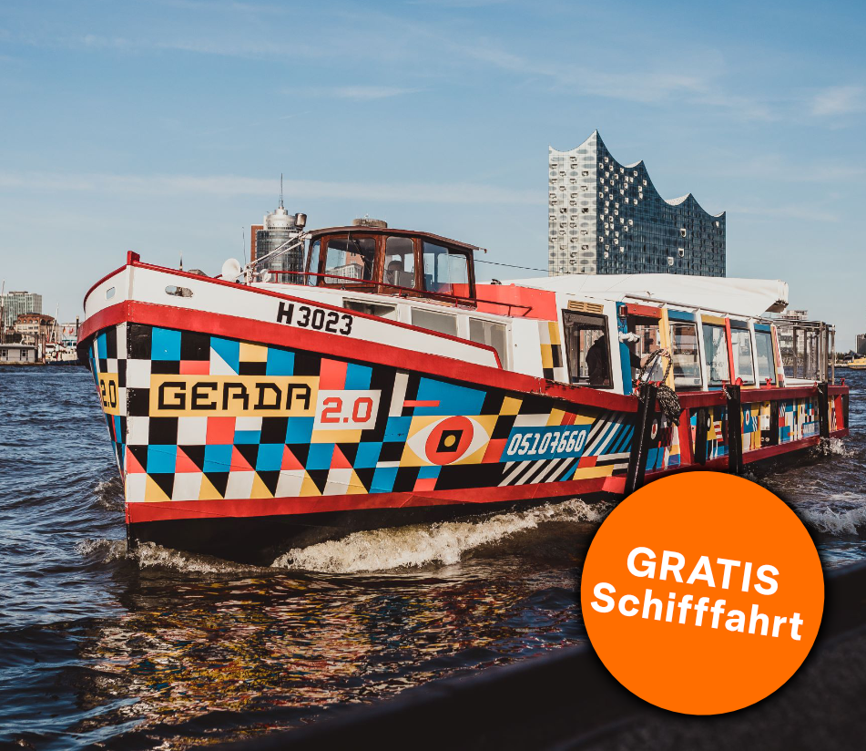 Bahnhit Hamburg mit gratis Hafenrundfahrt QS