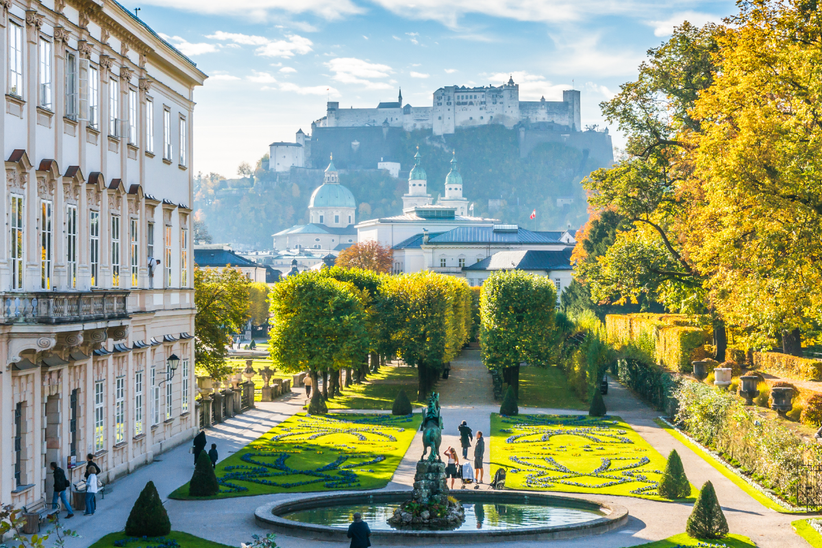 Blick auf die Festung Hohensalzburg 