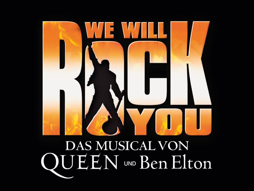 Poster zum Musical We Will Rock You – Das Queen Musical. Quer 