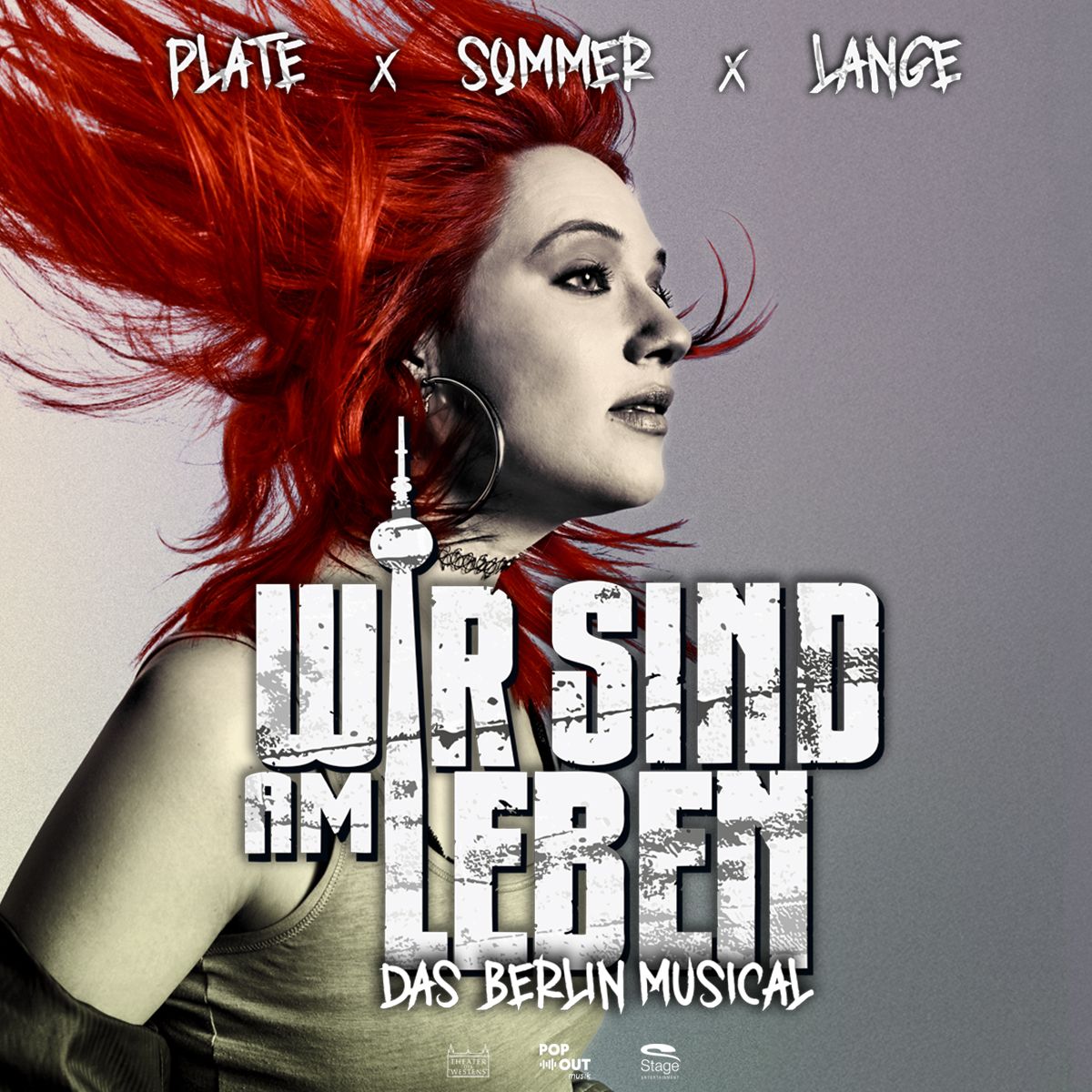 Quadratisches Logo des Musicals WIR SIND AM LEBEN