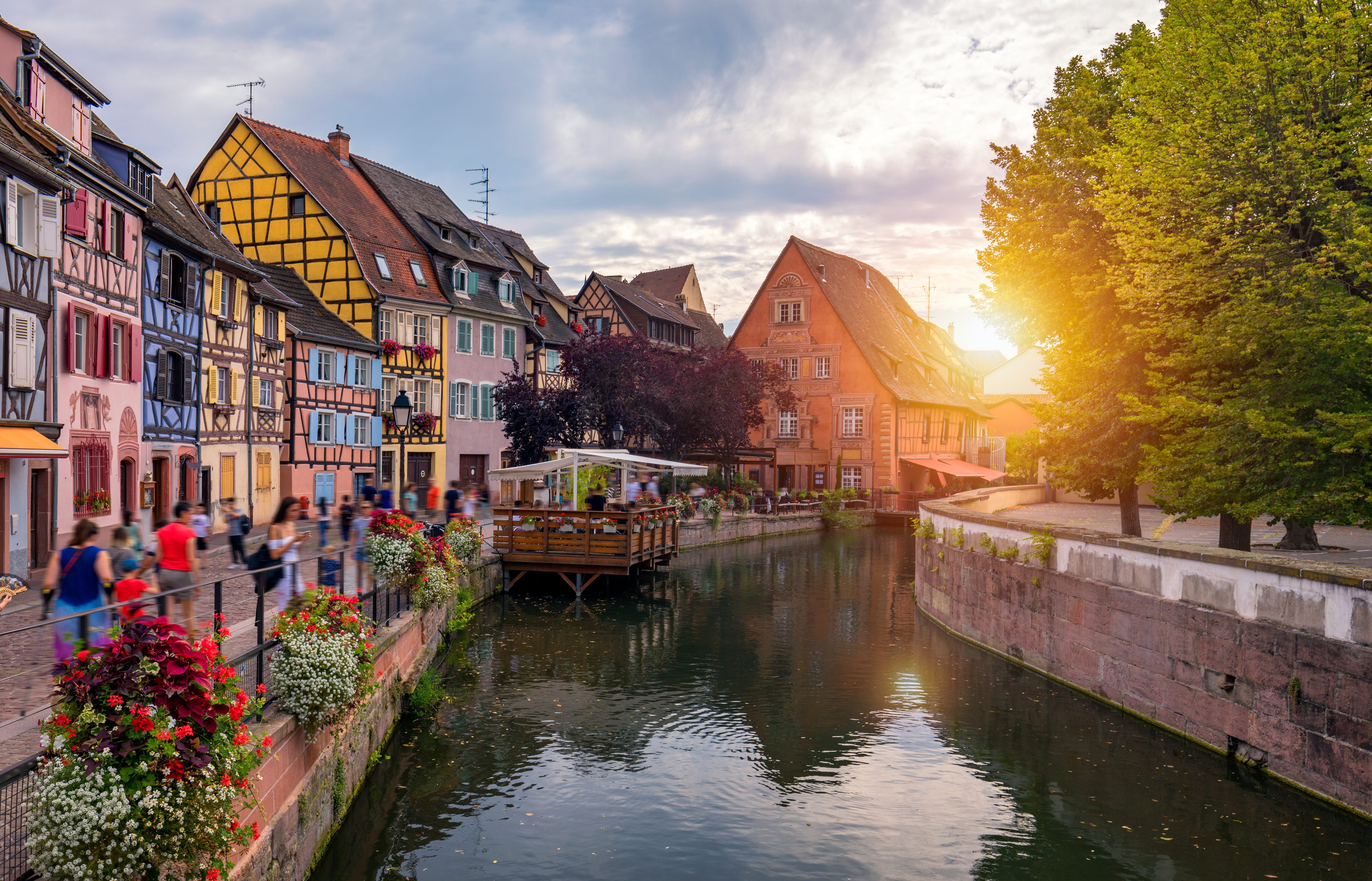 Sonnenuntergang in Straßburg