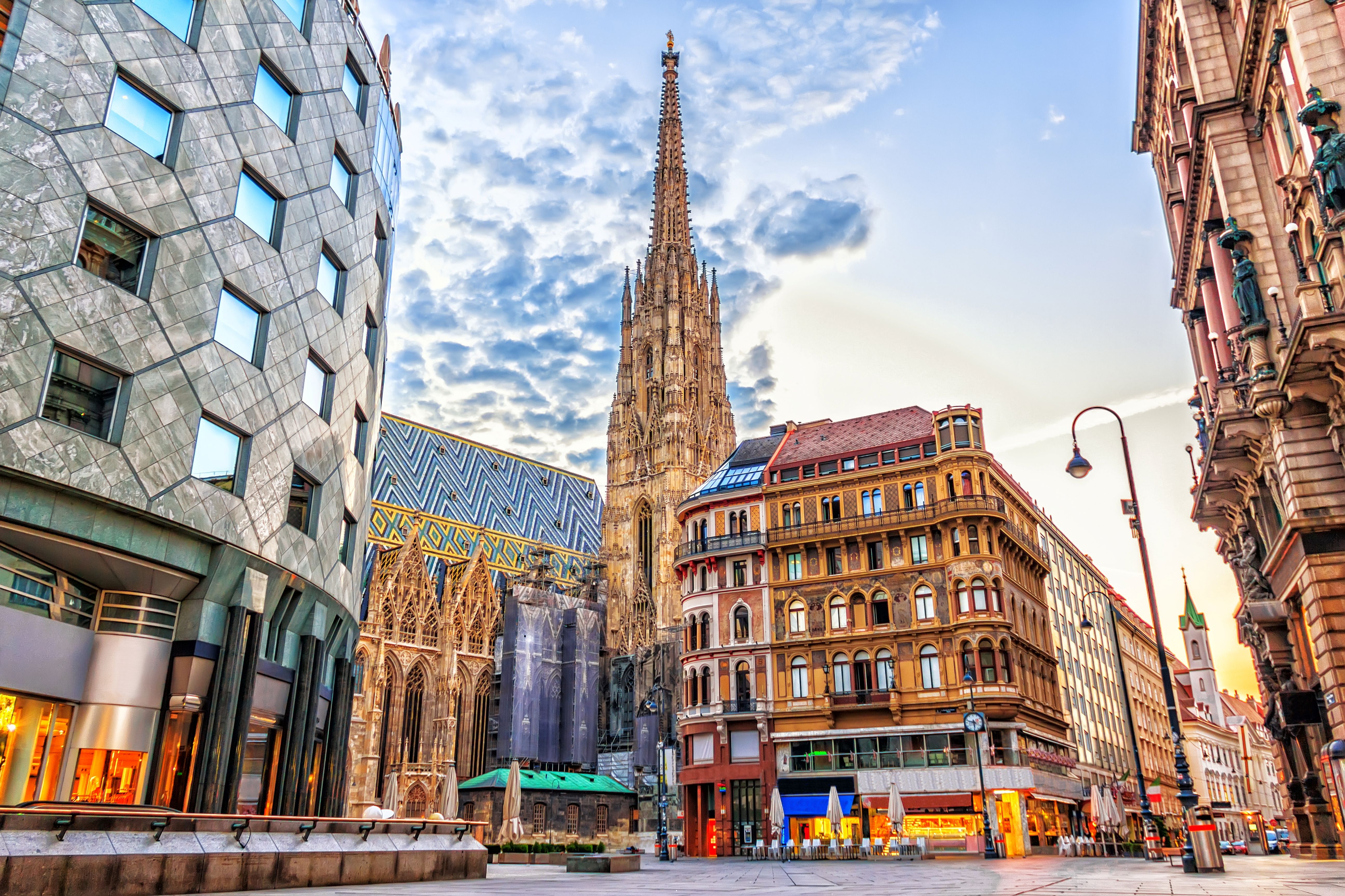 Stephansplatz mit Dom in der Wiener Innenstadt