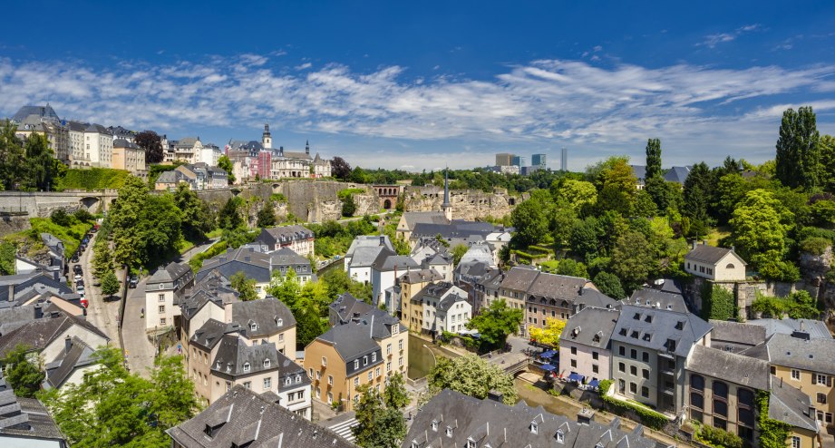 Bahnhit Luxemburg Stadt Stadtansicht, © gettyimages Jorg Greuel