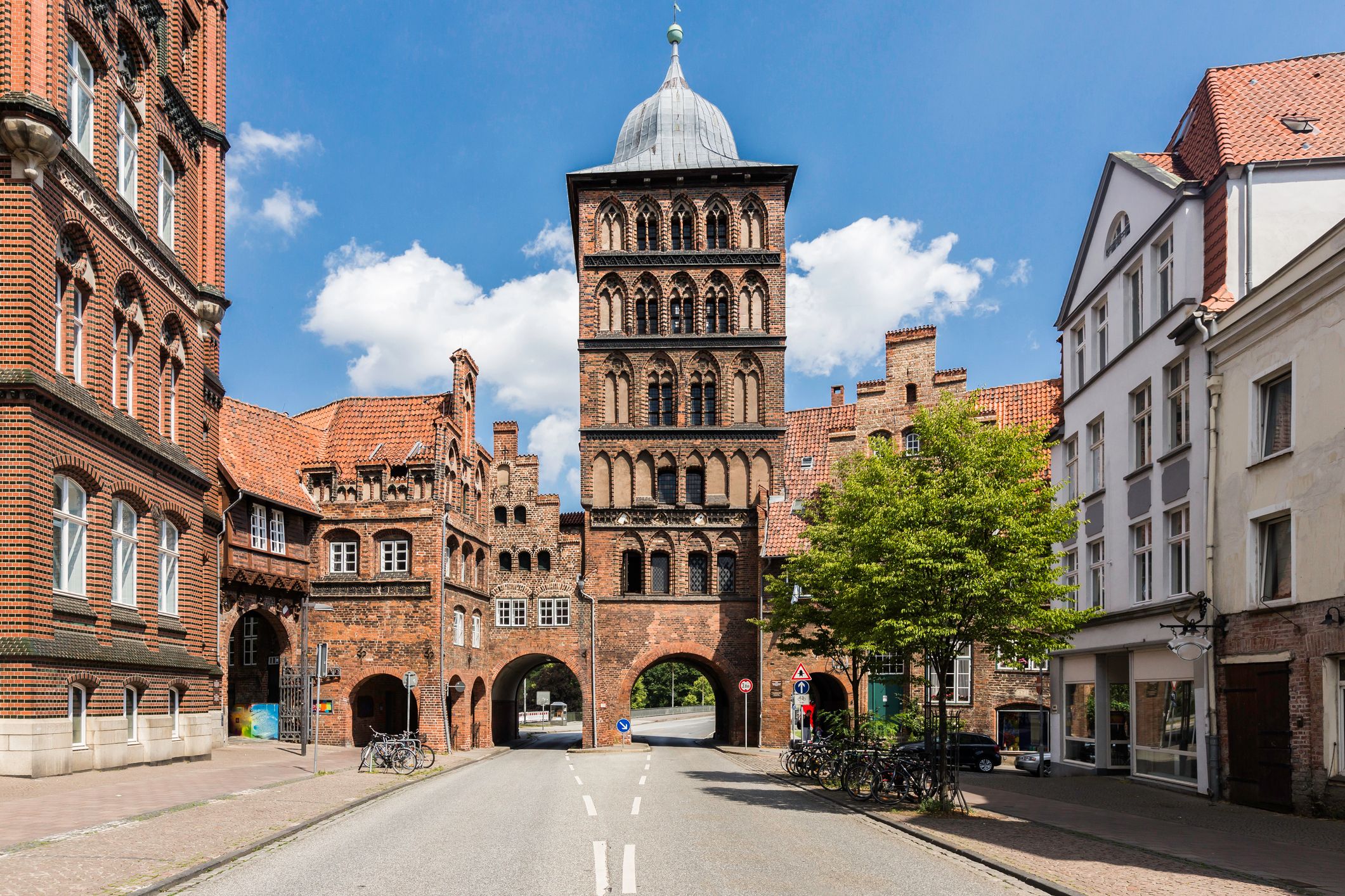 Burgtor in der Altstadt von Lübeck