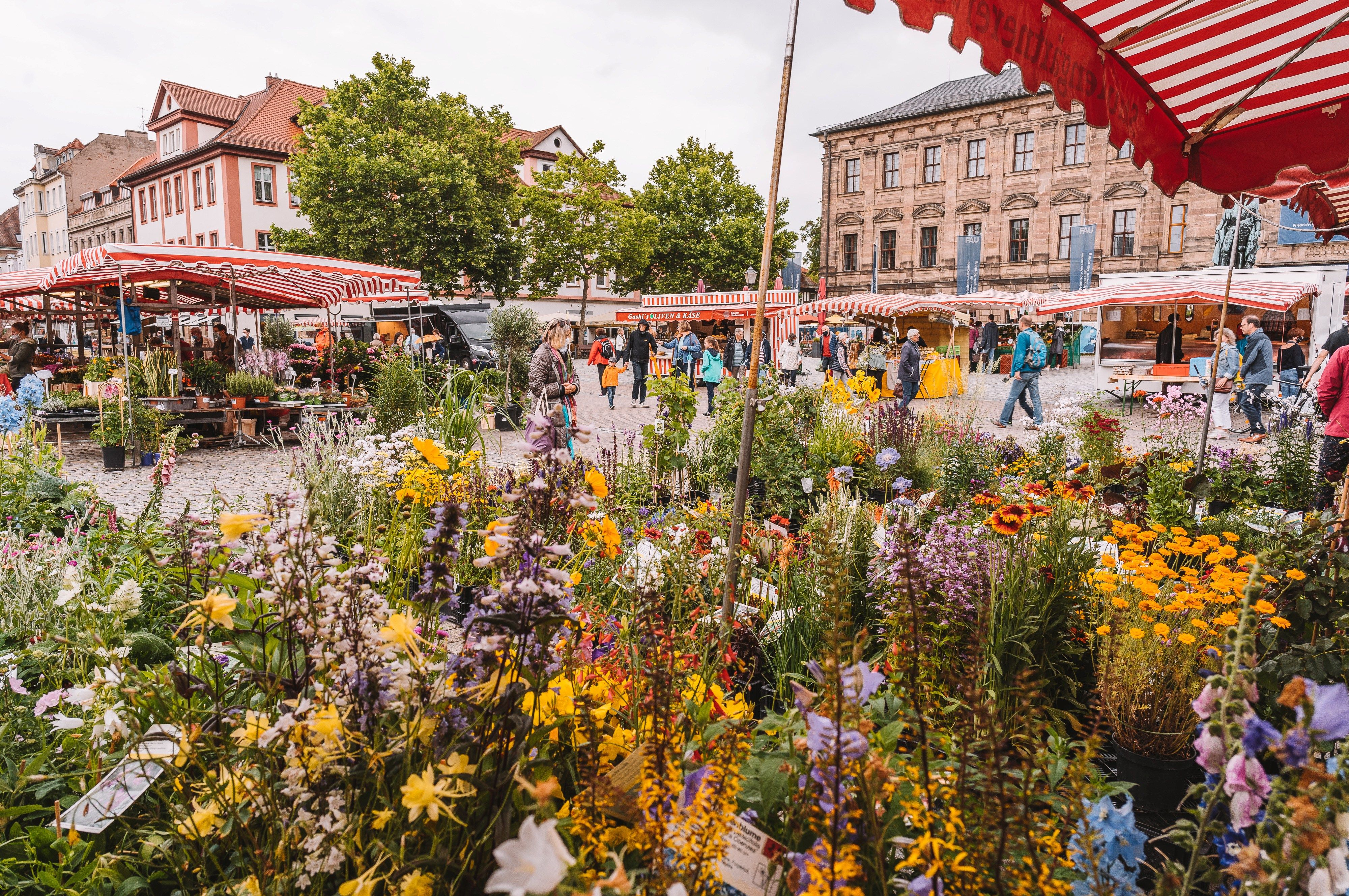 Wochenmarkt in Erlangen