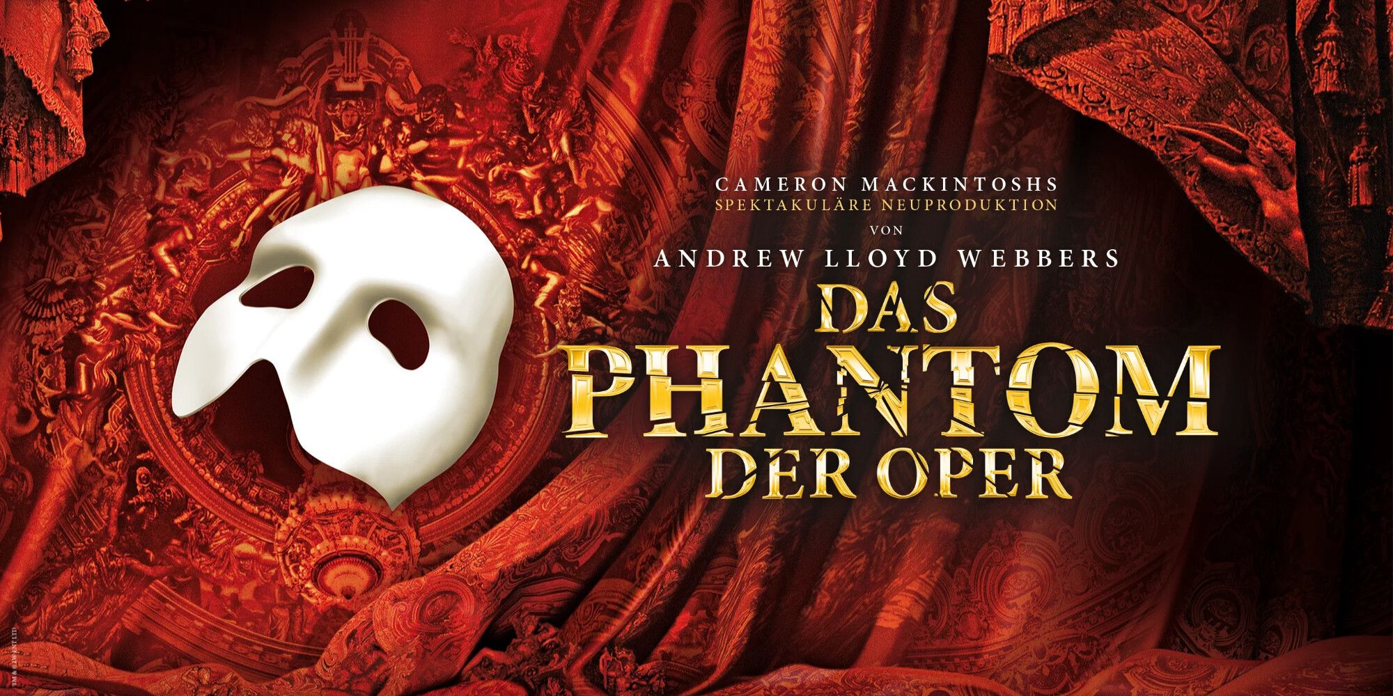 Phantom der Oper Plakat Querformat