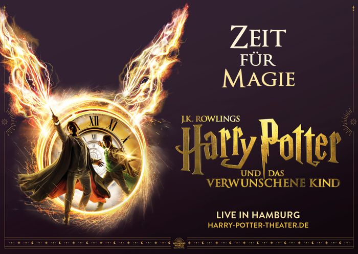 Plakat zu Harry Potter und das verwunschene Kind im Querformat