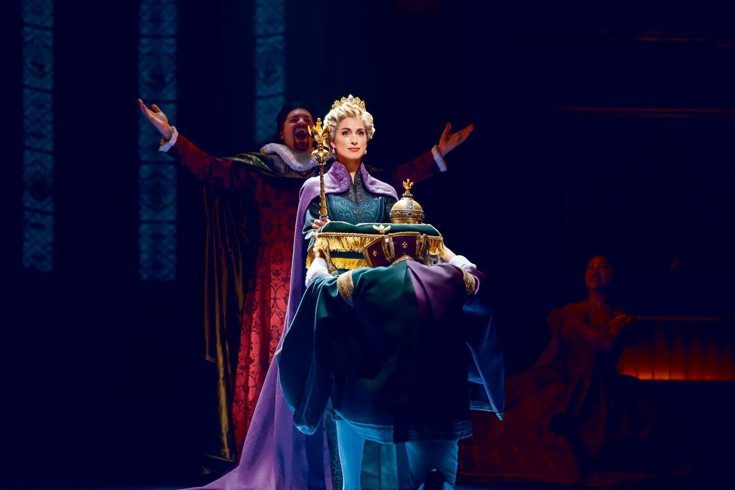 Bühnenszene aus dem Musical Die Eiskönigin