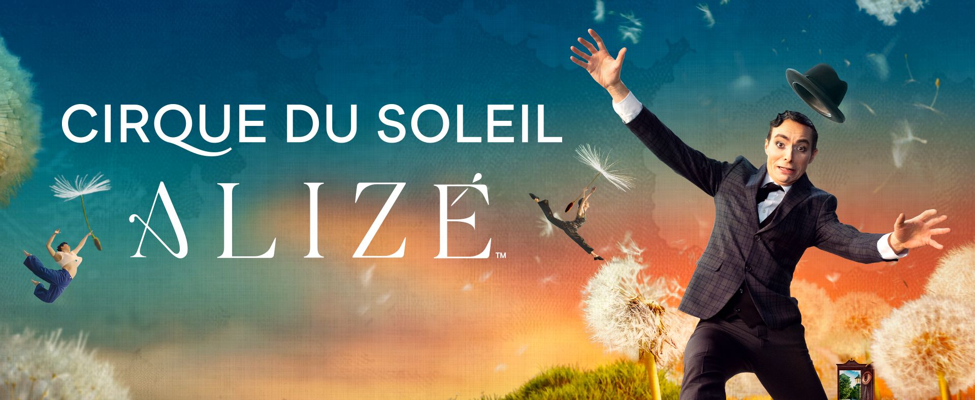 Plakat für die Show Cirque du Soleil ALIZÉ in Berlin