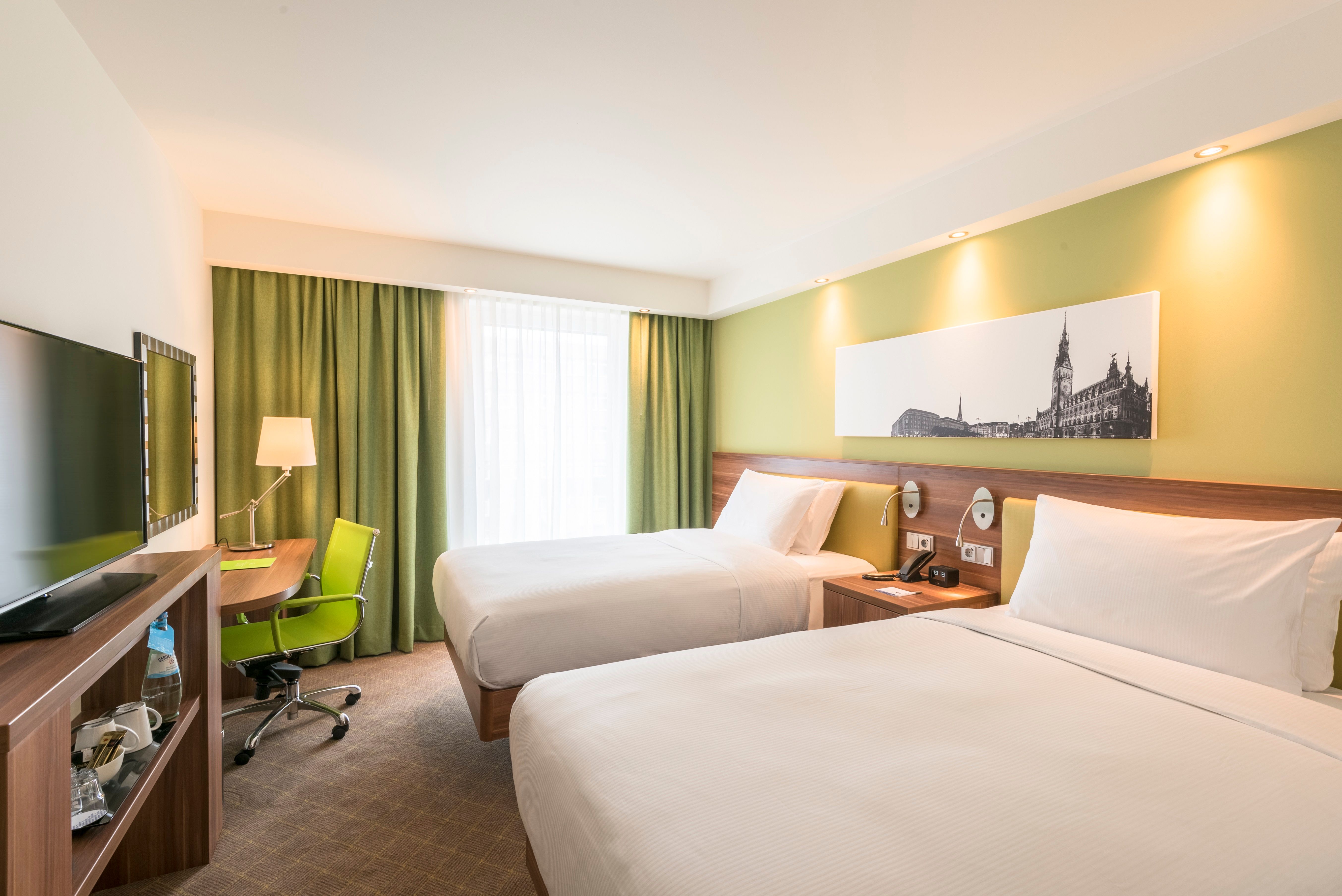 Hampton by Hilton Hamburg City Centre Zweibettzimmer