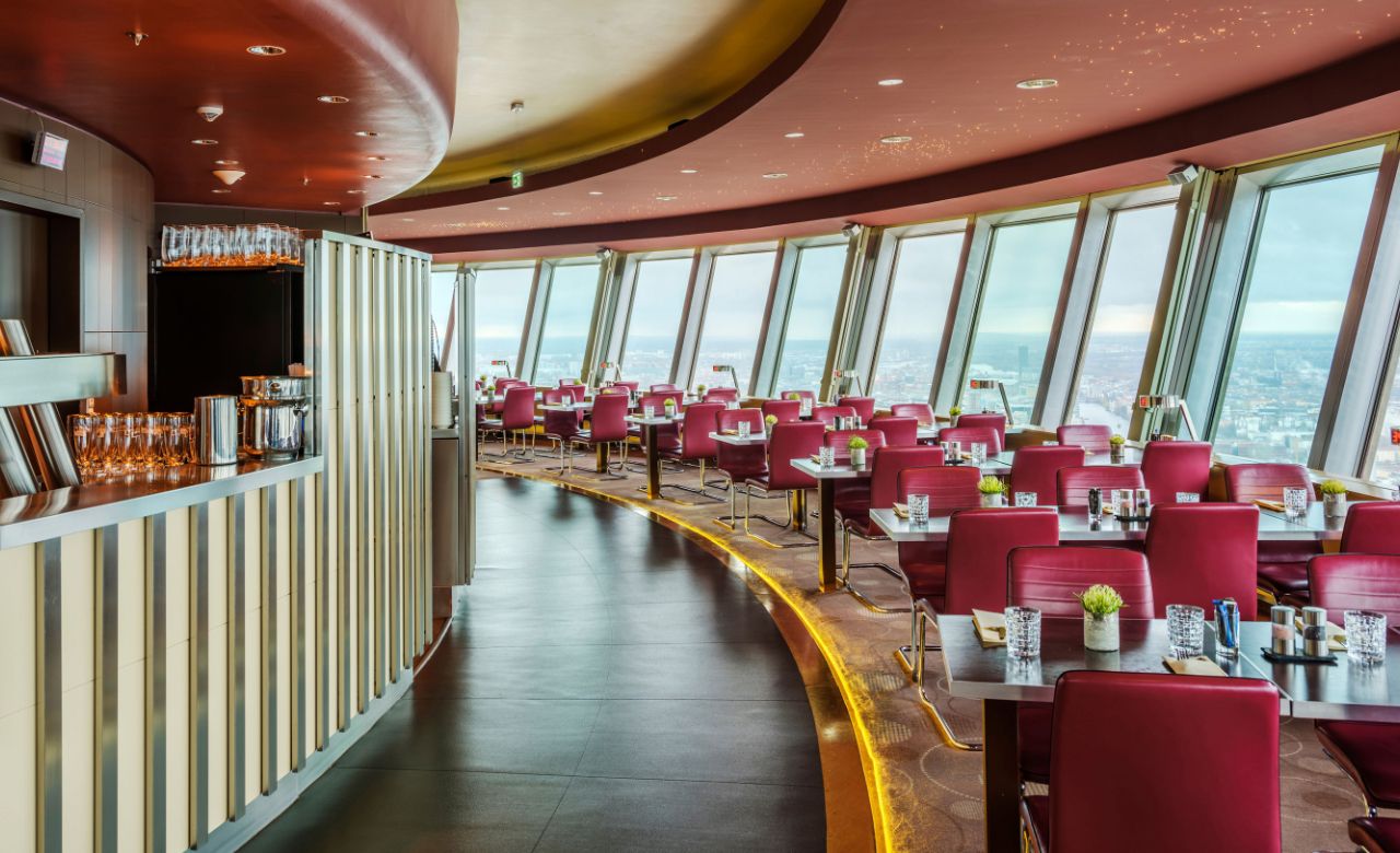 Dreh Restaurant Sphere im Fernsehturm