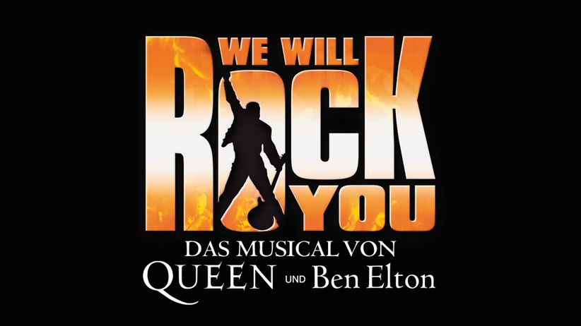 Poster zum Musical We Will Rock You – Das Queen Musical. Quer 