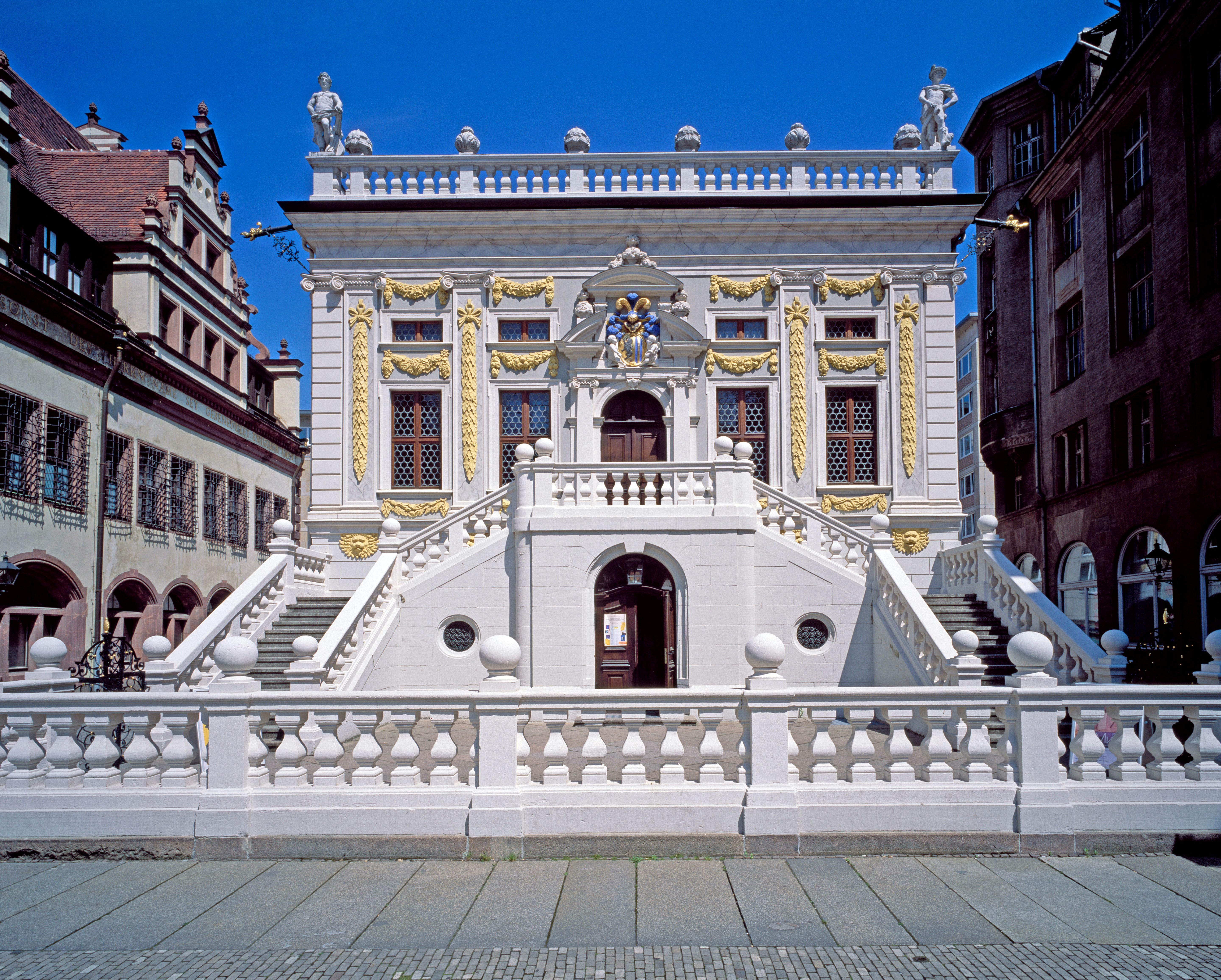 Alte Börse in Leipzig von vorne
