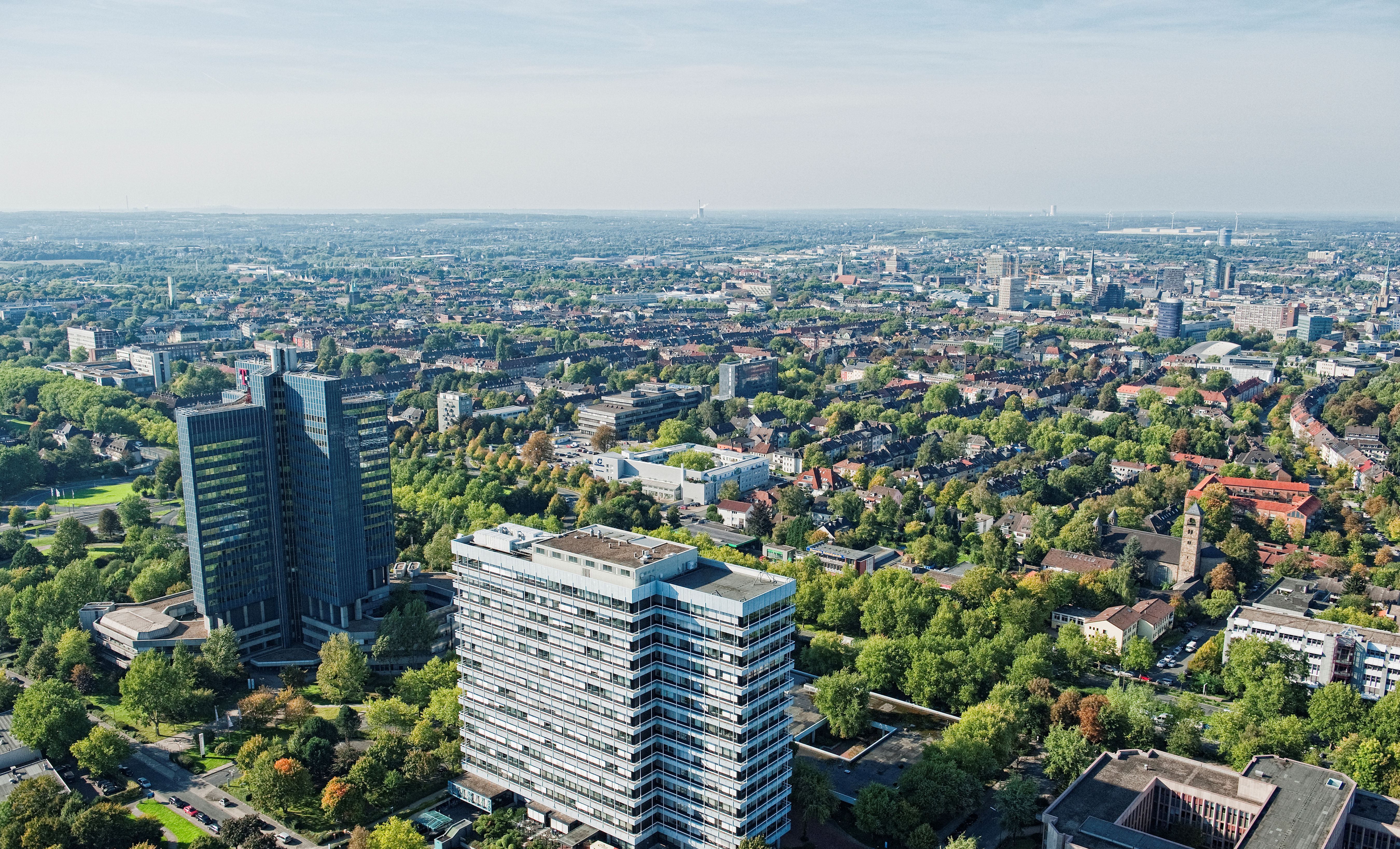 Blick auf Dortmund von oben 