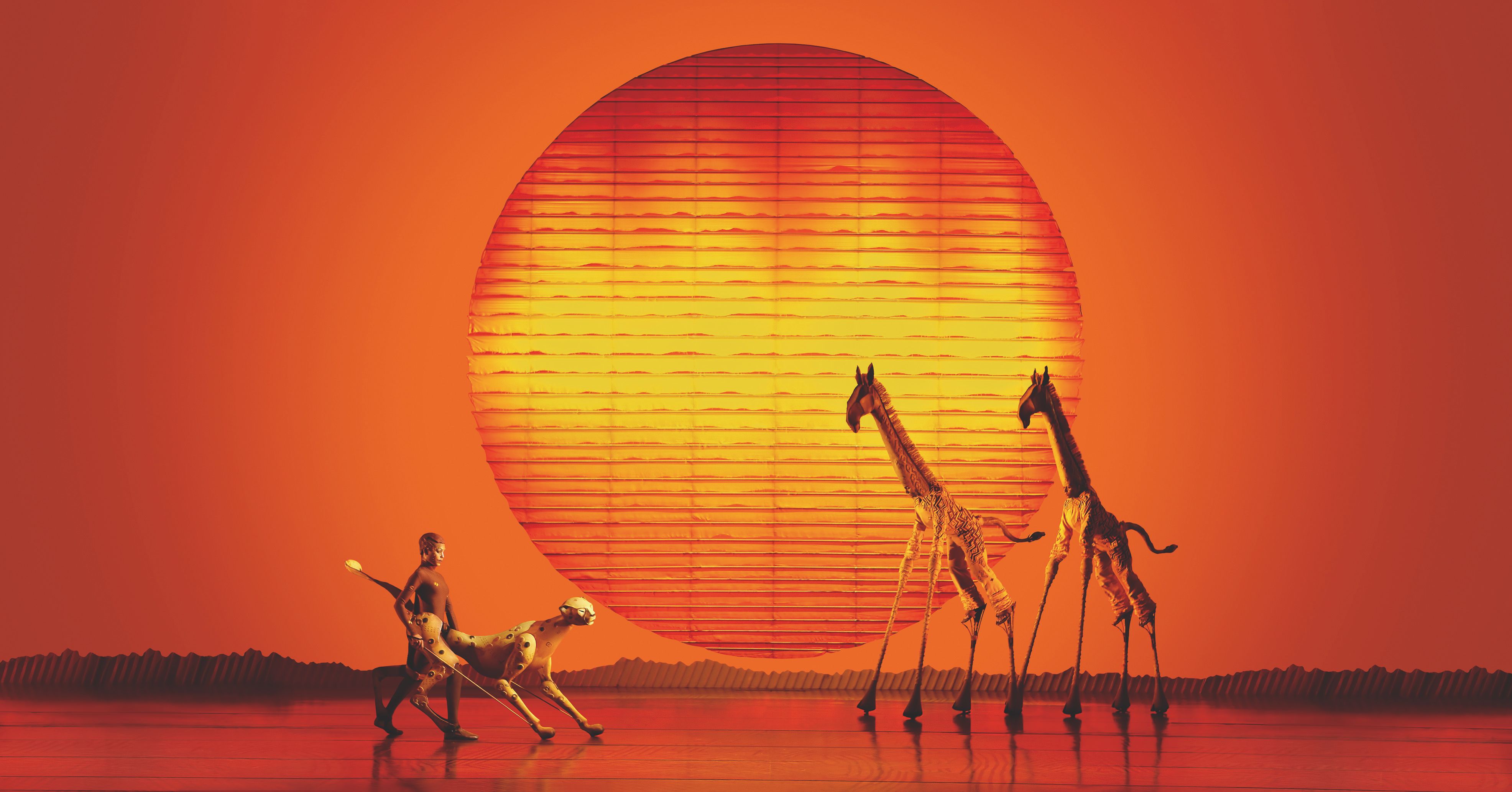 Savanne im Musical „Der König der Löwen“