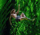 Tarzan Terence van der Loo im Musical Tarzan auf der Bühne