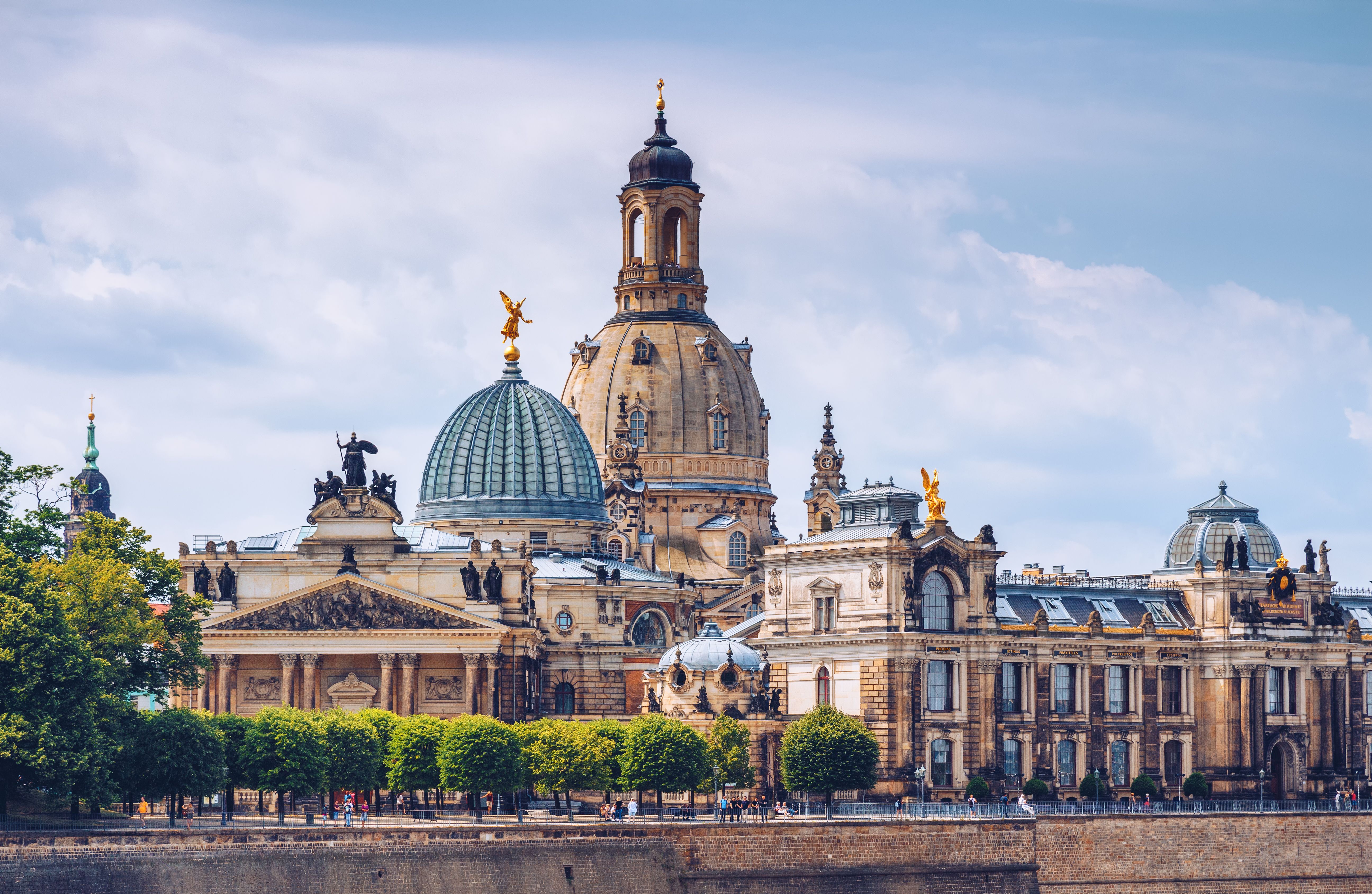Dresden Panorama mit Blick auf die Frauenkirche
