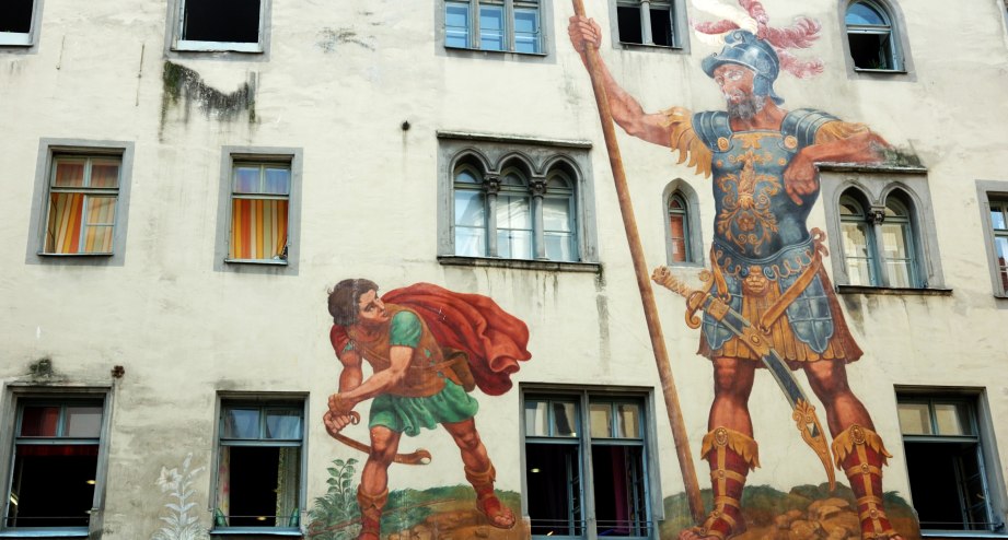 Regensburg David und Goliath, © Getty Images Yuliya Kryzhevska