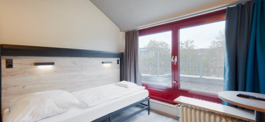Einzelzimmer, © a&o hostels Marketing GmbH