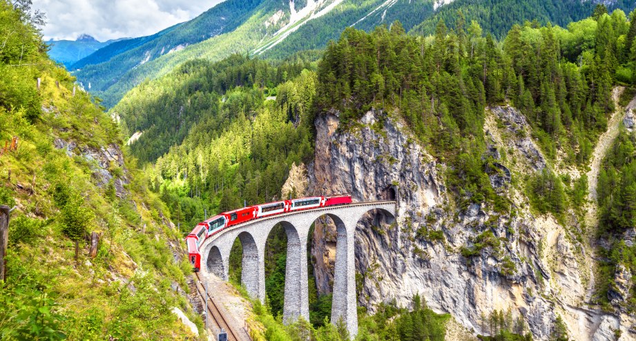 Glacier Express im Sommer, © Glacier Express