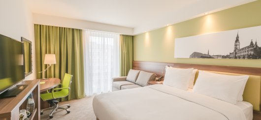 Hampton by Hilton Hamburg City Centre Doppelzimmer, © Hampton by Hilton Hamburg City Centre