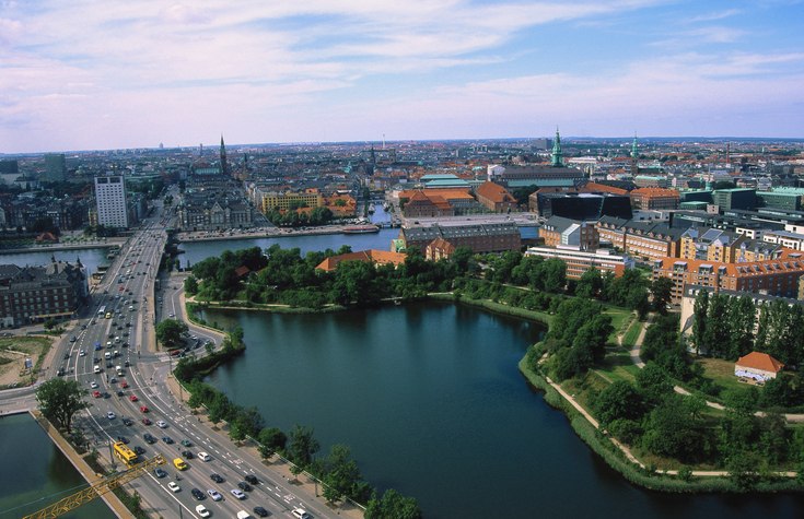 Kopenhagen von oben, © getty images Barry Winiker;