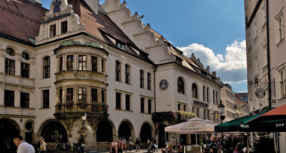 Das bekannte Münchner Hofbräuhaus - BAHNHIT.DE, © München Tourismus, Foto: F. Müller