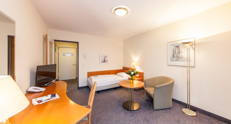 Einzelzimmer, © Novum Management GmbH, Foto: Reiner Hausleitner