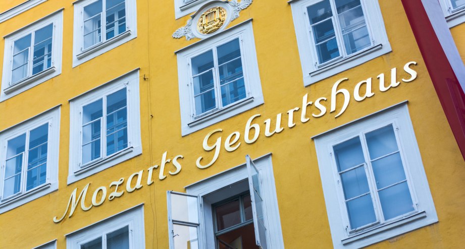 Mozarts Geburtshaus in Salzburg - BAHNHIT.DE, © getty, Foto: gregobagel