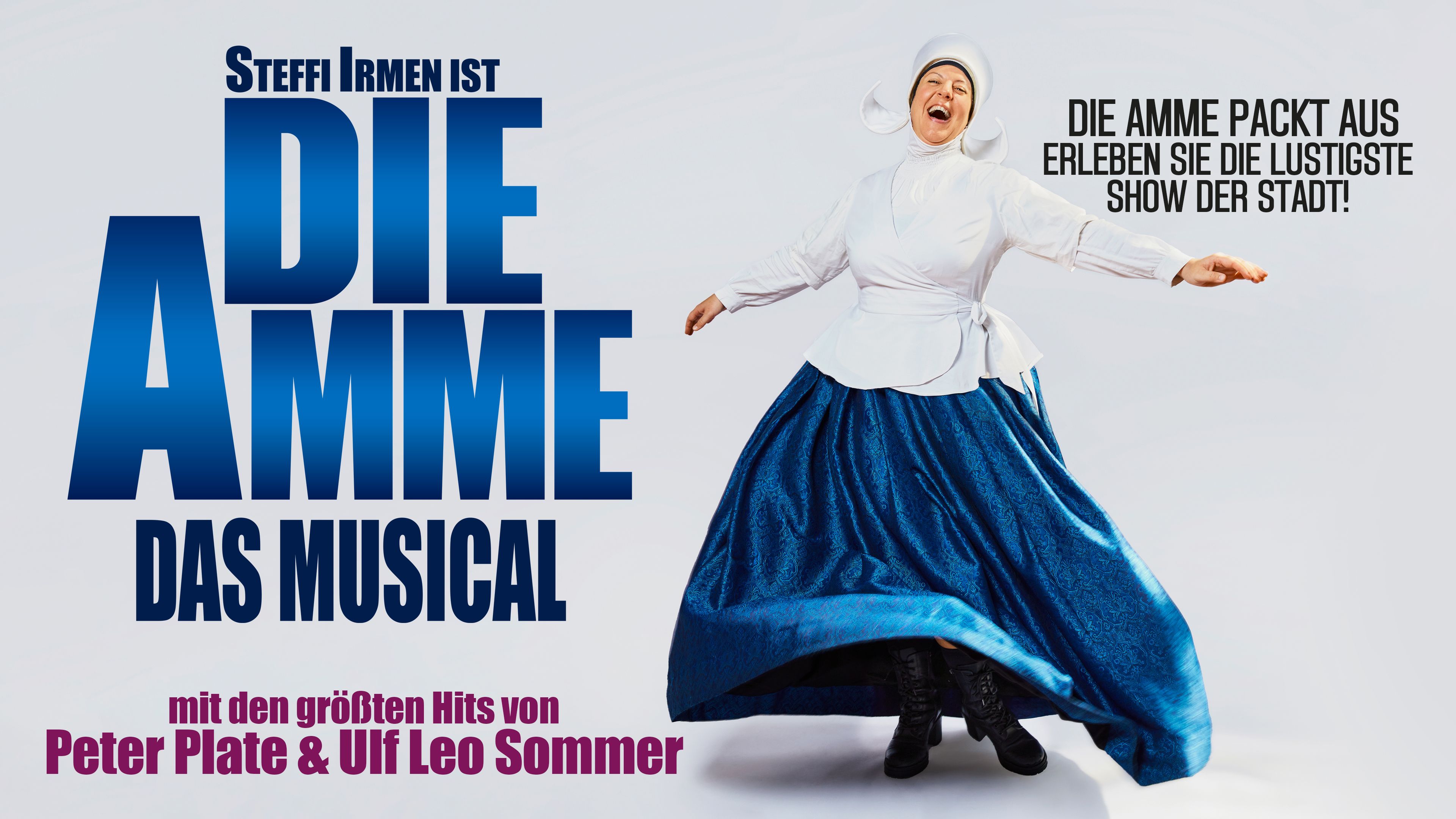 Schriftzug und Logo des Musicals Die Amme