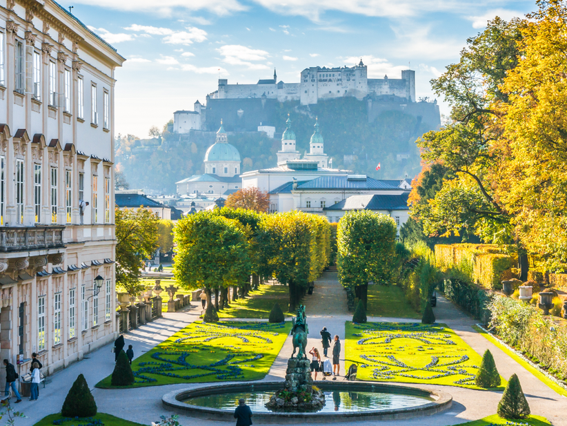 Blick auf die Festung Hohensalzburg 