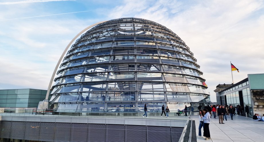 Tagesspiegel Lesereise Reichstag Kuppel, © BerlinKompakt