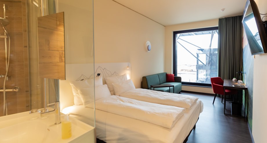 aja Zürich Superior Doppelzimmer, © a-ja Zürich Resort GmbH