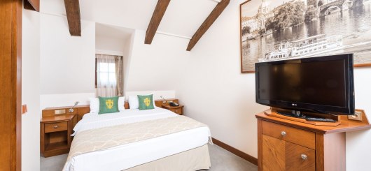 Doppelzimmer, © Lindner Hotel Prague Castle