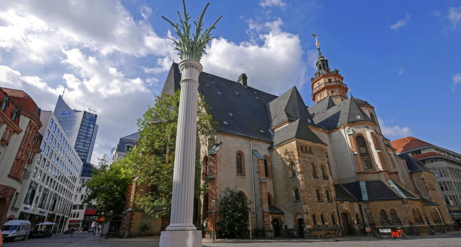 Leipzig Kirche Säule, © Getty Images Hans-Peter Merten