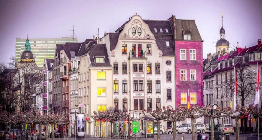 Die Altstadt von Düsseldorf, © dpa/Christian Gäbel