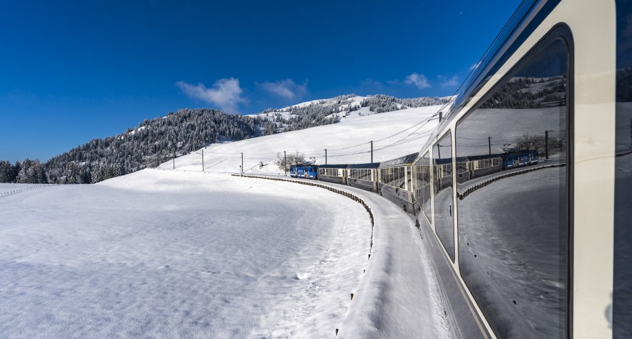 Glacier Express im Winter, © Glacier Express