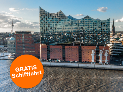 Bahnhit Hamburg mit gratis Schifffahrt