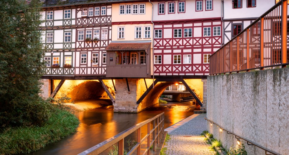 Erfurt Fluss abends, © Getty Images Joe Daniel Price