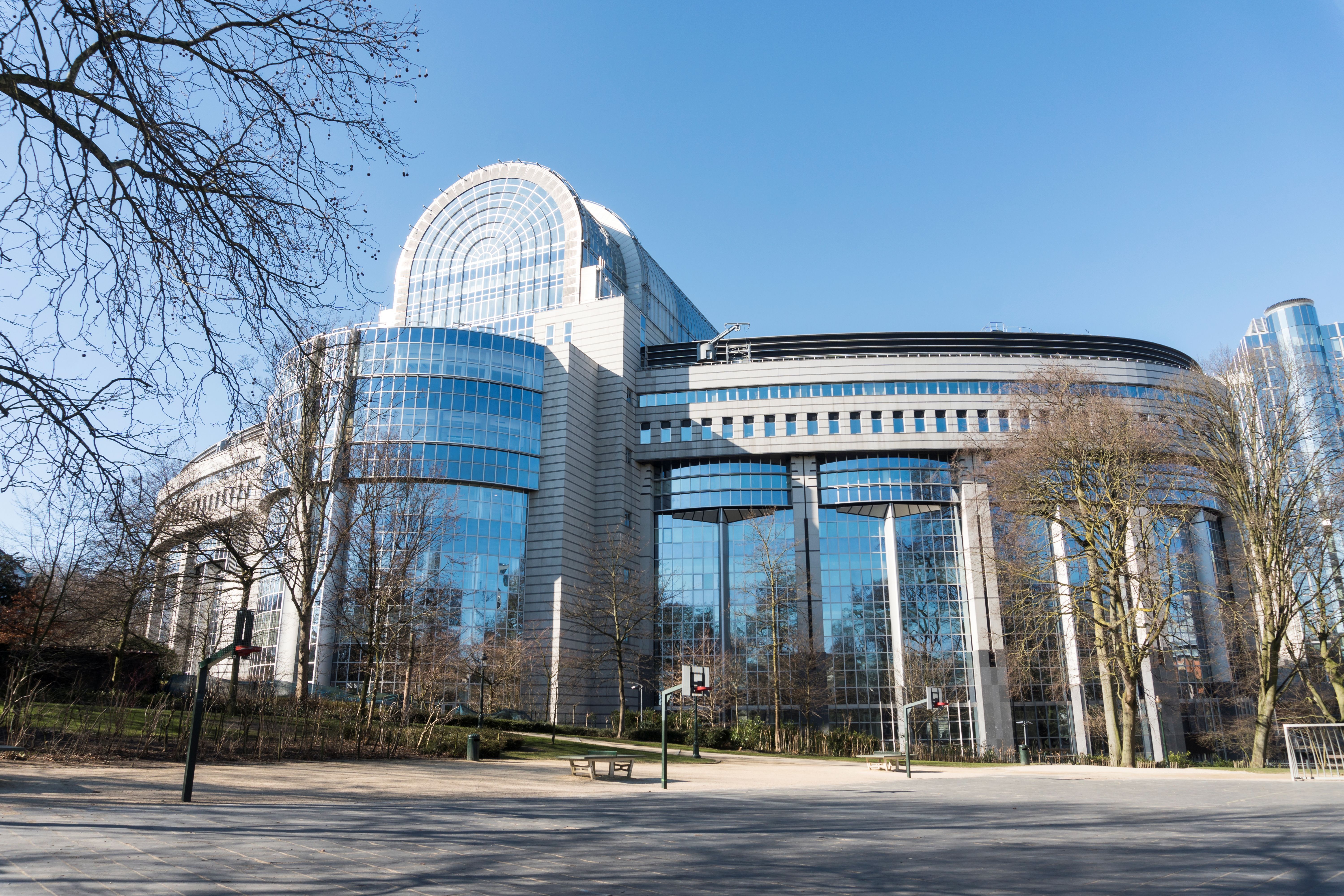 Gebäude des Europäischen Parlaments in Brüssel