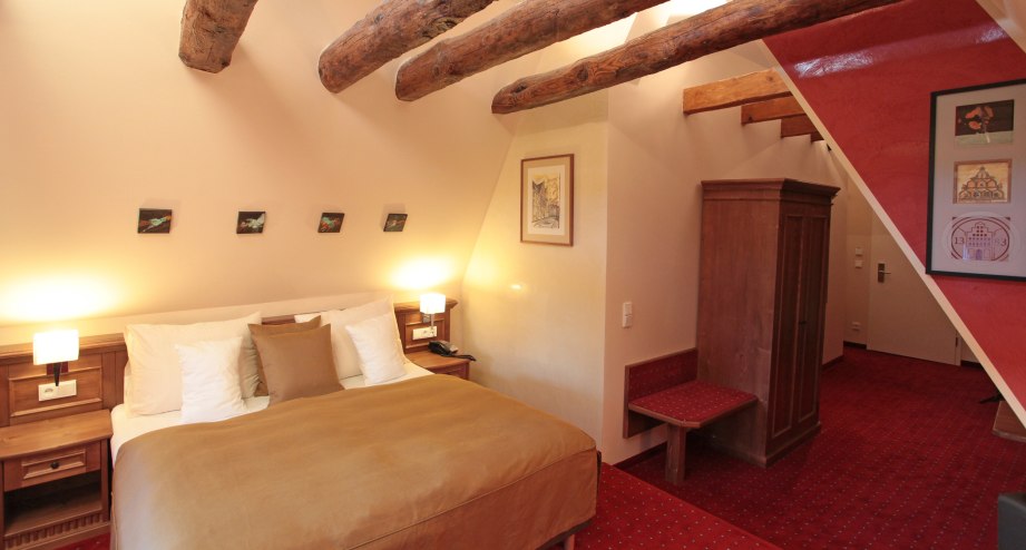 Romantik Hotel Scheelehof Doppelzimmer - BAHNHIT.DE, © Romantik Hotel Scheelehof, Foto: Christian Rödel