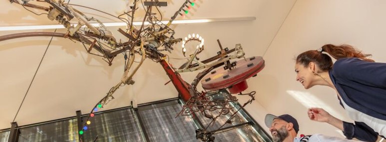 Speielerische Kunst im Museum Tinguely - BAHNHIT.DE, © Basel Tourismus