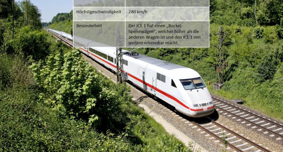 Der ICE 1 von der Deutschen Bahn. - BAHNHIT.DE, © Deutsche Bahn